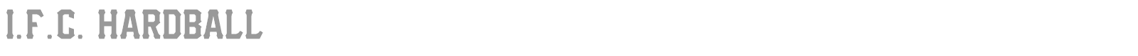 IFC Hardball font preview